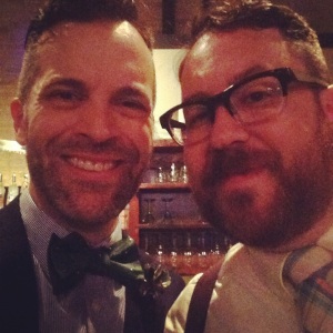 Two Dapper Dans at a wedding: Jake and I!